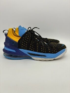 Nike LeBron 18 Minneapolis Lakers 'Lakers Heritage' (GS) Sneakers  |  Size: 7Y